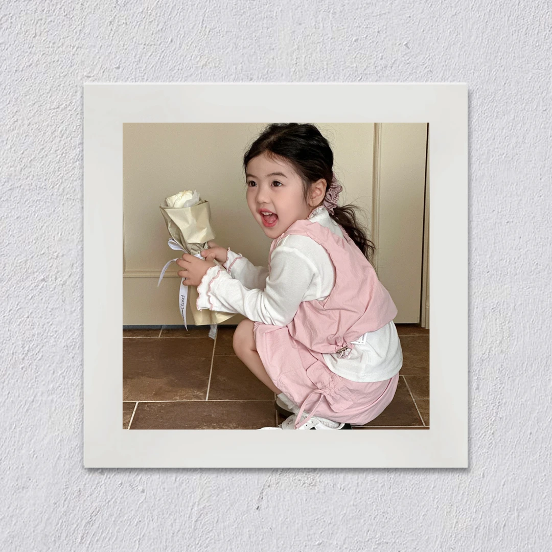 J03春夏2025新款女童韩系洋气时髦百搭套装