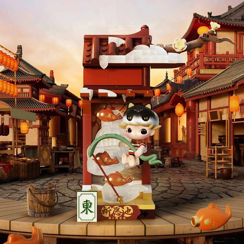 金蛇贺岁积木盲盒手办