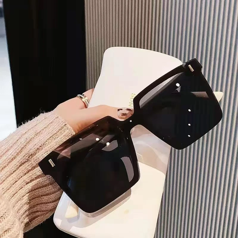 太阳镜遮阳防紫外线墨镜黑色眼镜男女防强光时尚潮流复古骑车男士