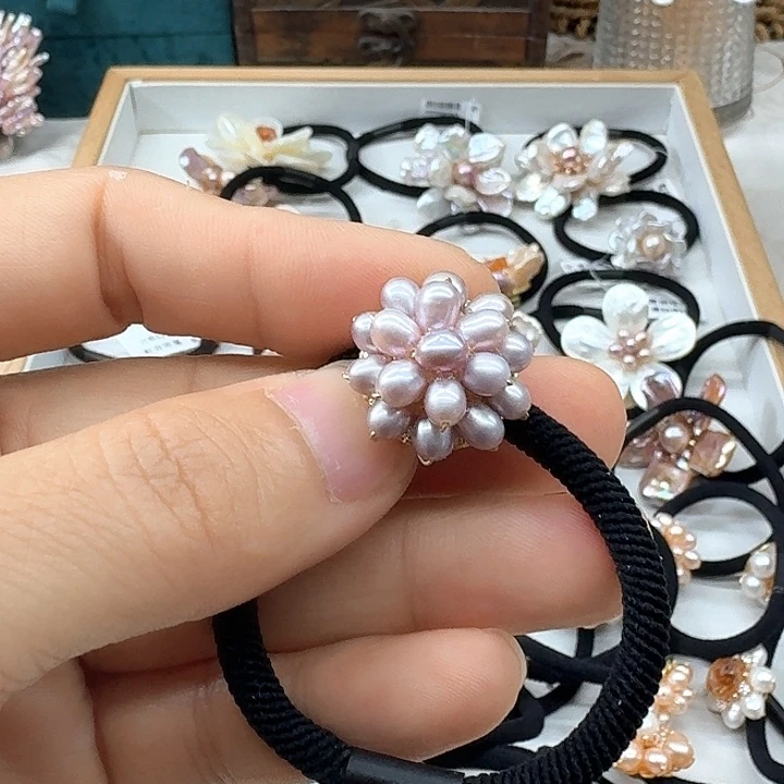 未镶嵌发饰淡水珍珠