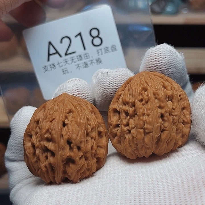 手串/手链核桃35老树拉丝凹底天残南疆