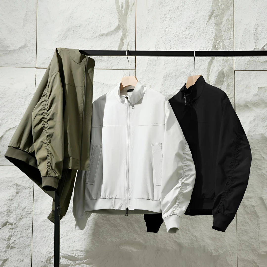 Leavo Johnson春季经典飞行员夹克防风防水运动户外百搭外套2607