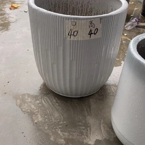 低腰白钢琴特大 口40/40（2个）