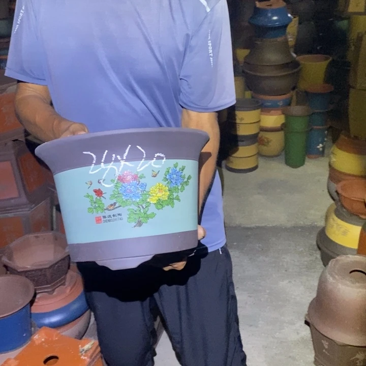 紫砂花盆紫砂花盆