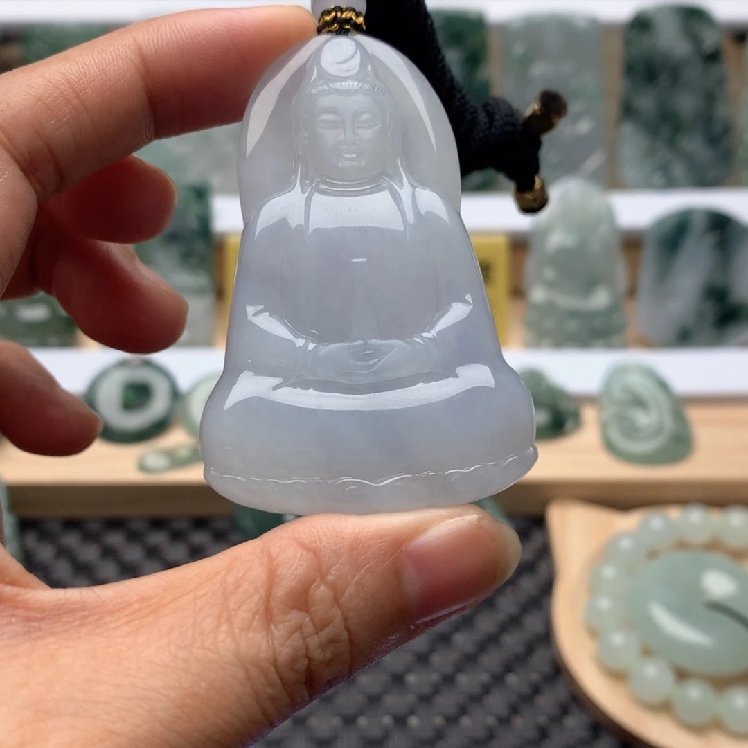 翡翠未镶嵌吊坠(不含链)素衣