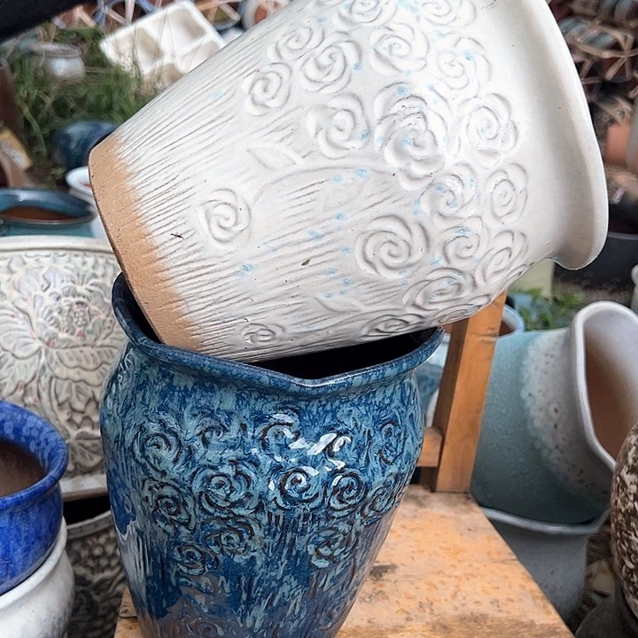 紫砂花盆口18高22福利价。。。。。。。。。。。。