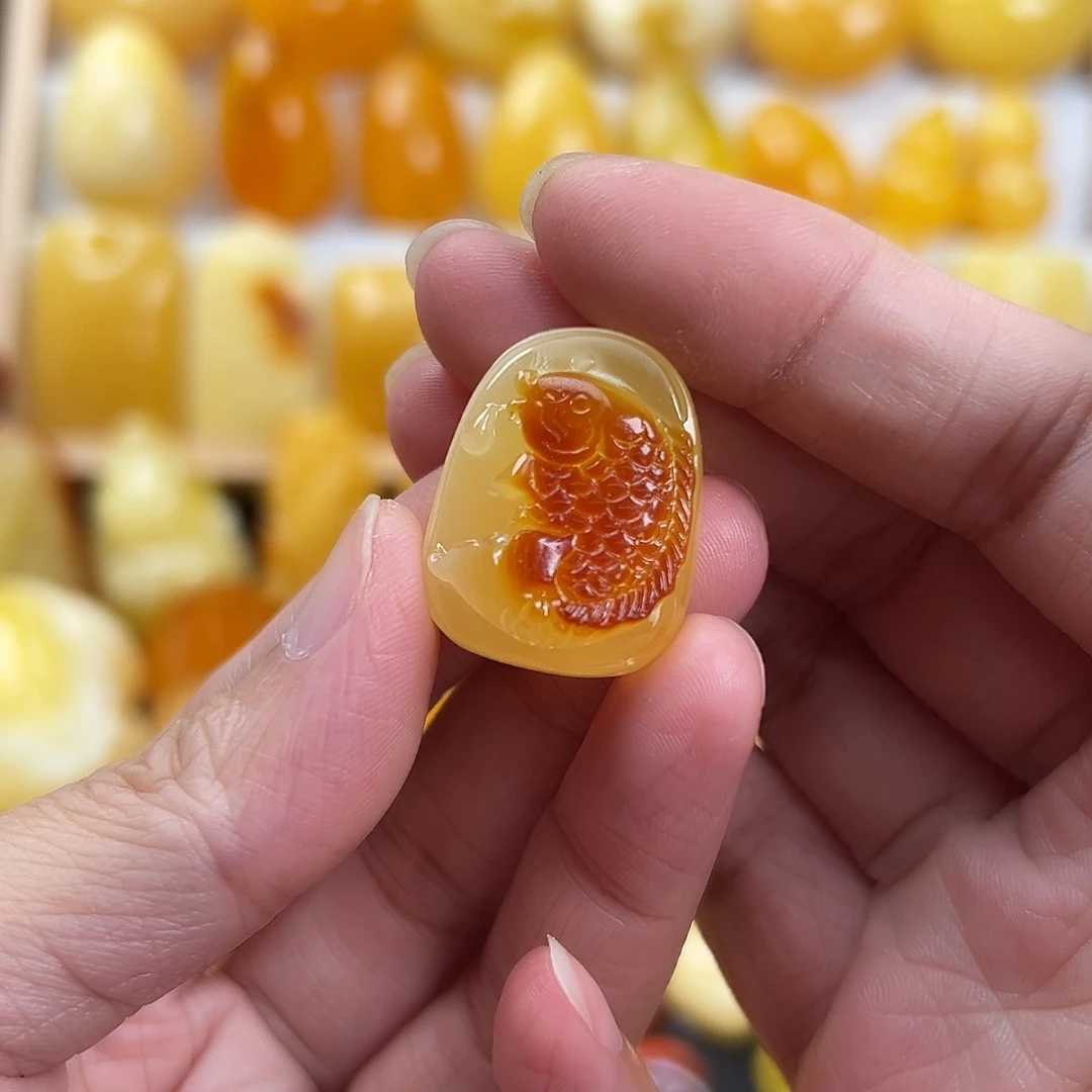 蜜蜡颈饰未镶嵌蜜蜡