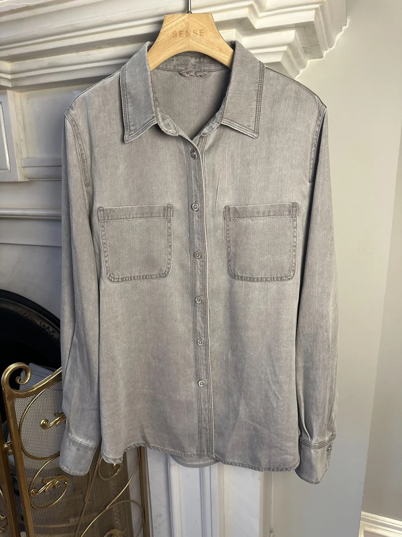 SENSE 25年  轻盈凉感牛仔衬衫