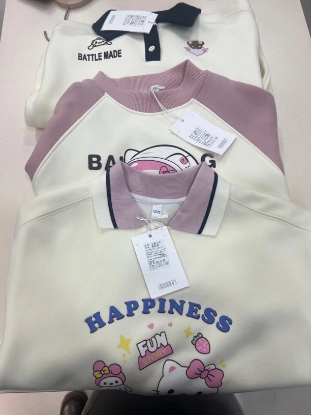 儿童卫衣 短袖 99米3件