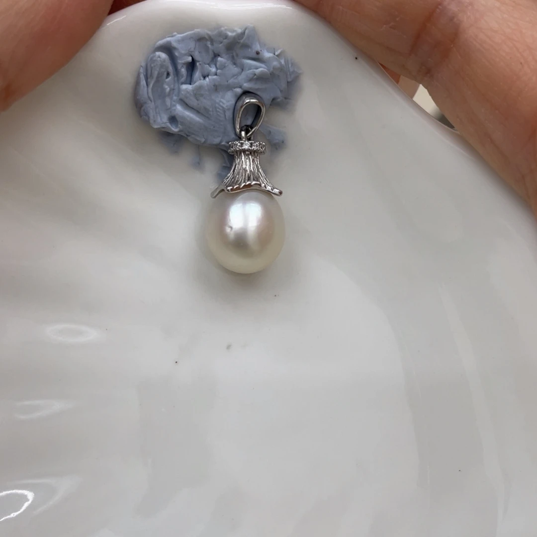 颈饰海水珍珠银S925镶嵌