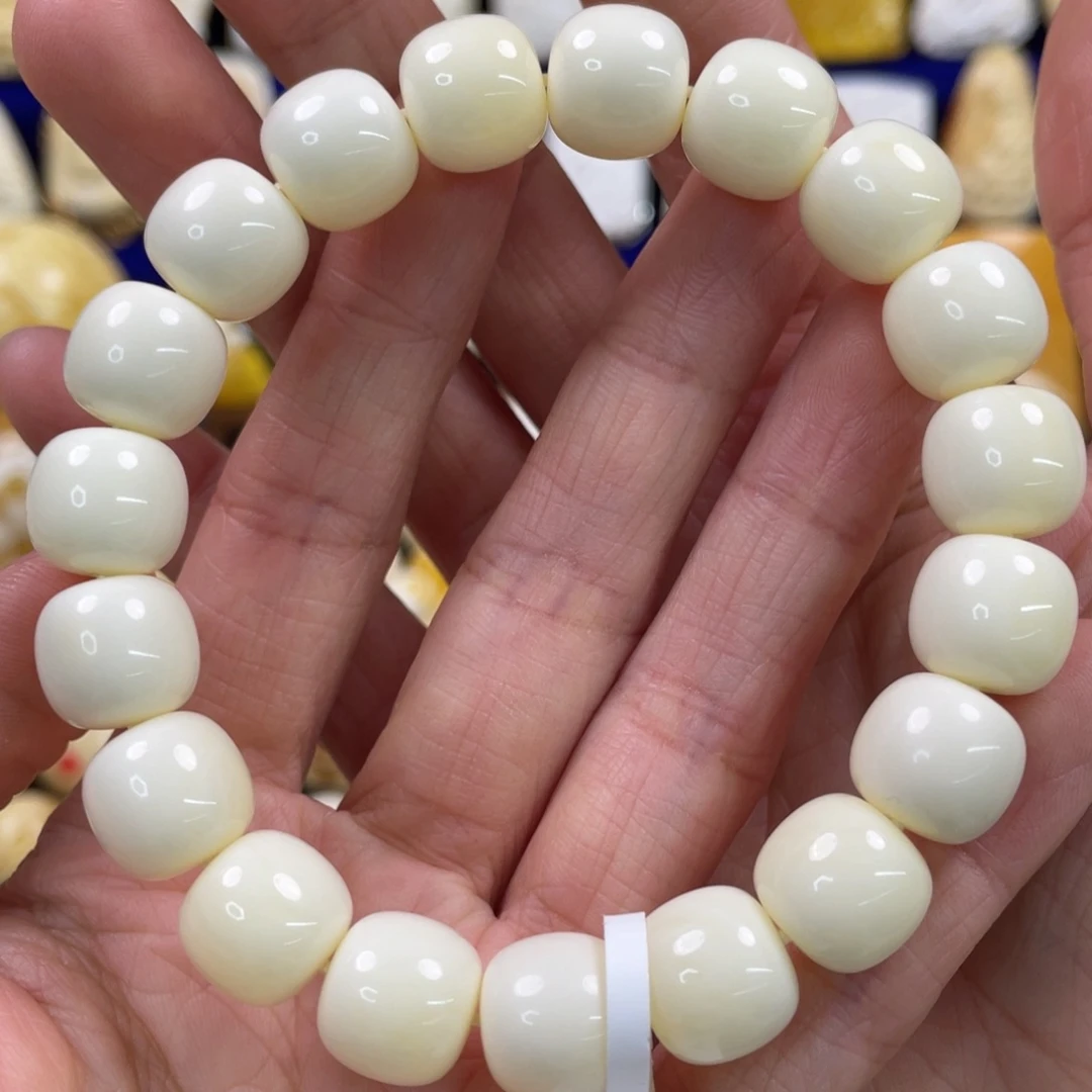 蜜蜡裸石未镶嵌琥珀蜜蜡手串卡12mm