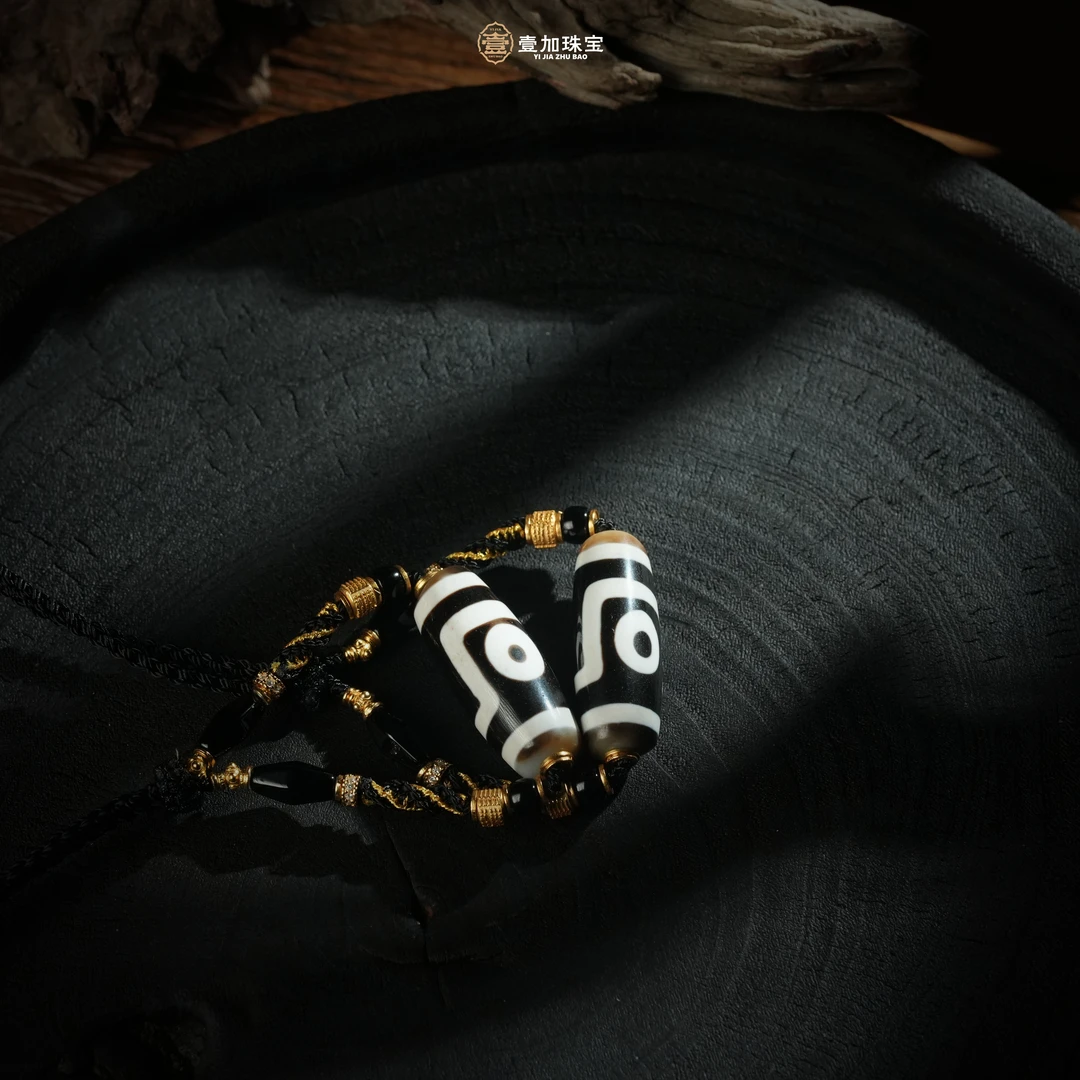 壹加师姐|手工设计聚缘横版地门二玛瑙项链多样性发一7223d