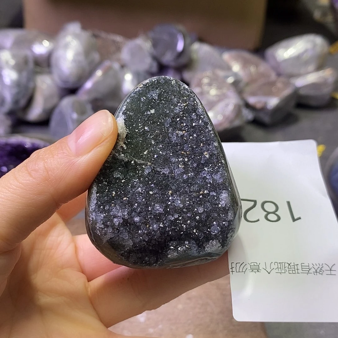 紫晶珠宝半成品未镶嵌