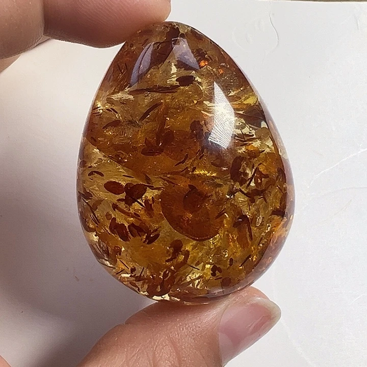 琥珀（花珀）颈饰未镶嵌