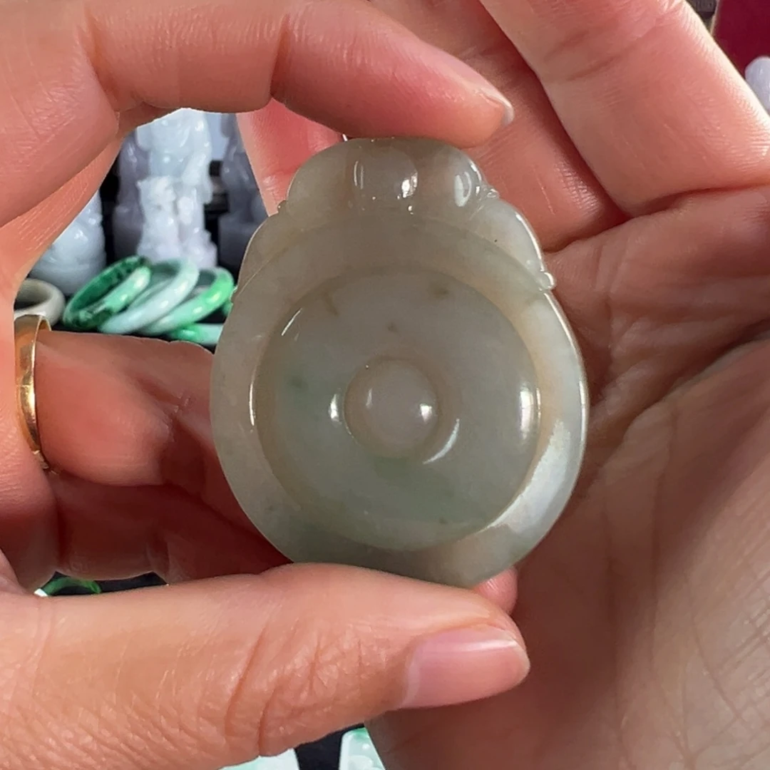 翡翠未镶嵌手镯天然翡翠挂件