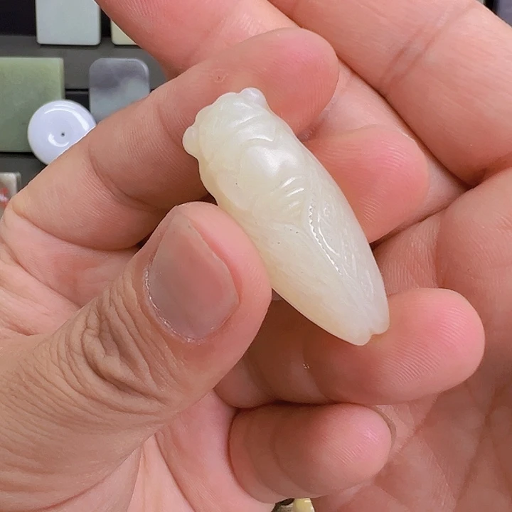 和田玉未镶嵌吊坠(不含链)