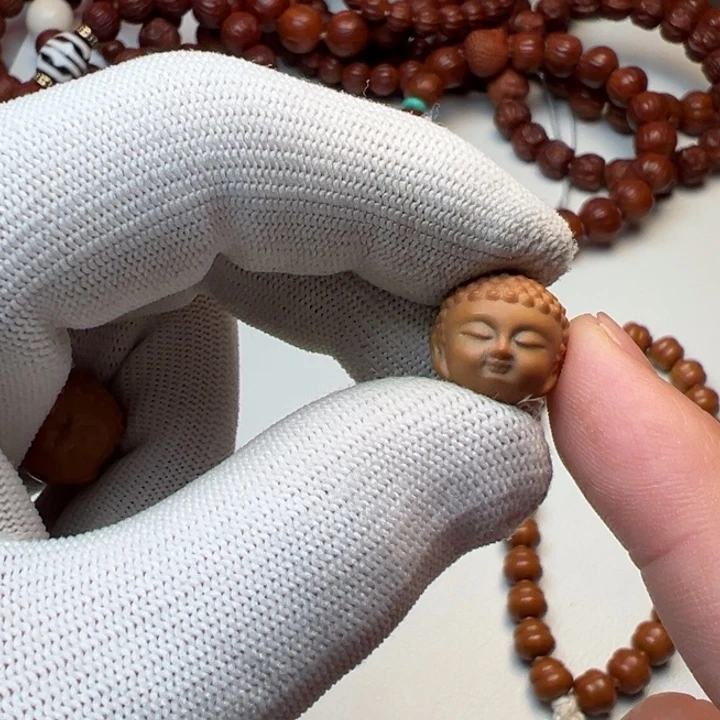 猴头核桃吊坠宝宝佛