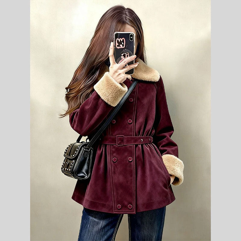 独特气质高级感巨好看小香风毛毛外套女2025冬季新款今年流行爆款