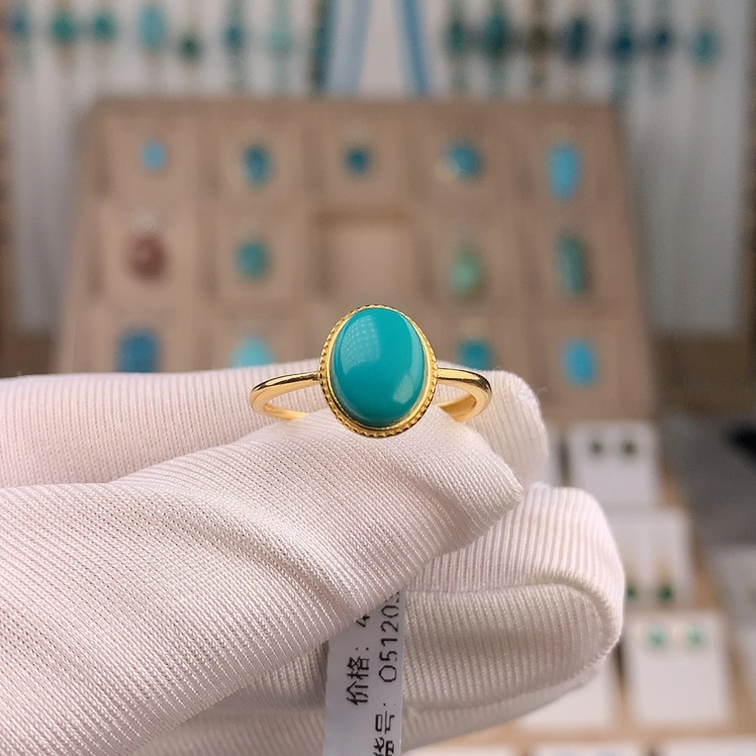 绿松石未镶嵌戒指