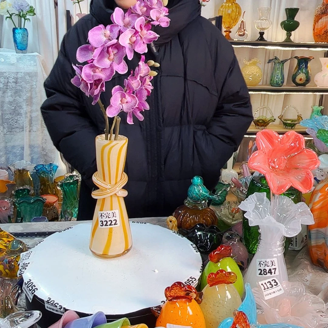 3222 家悦美居琉璃摆件