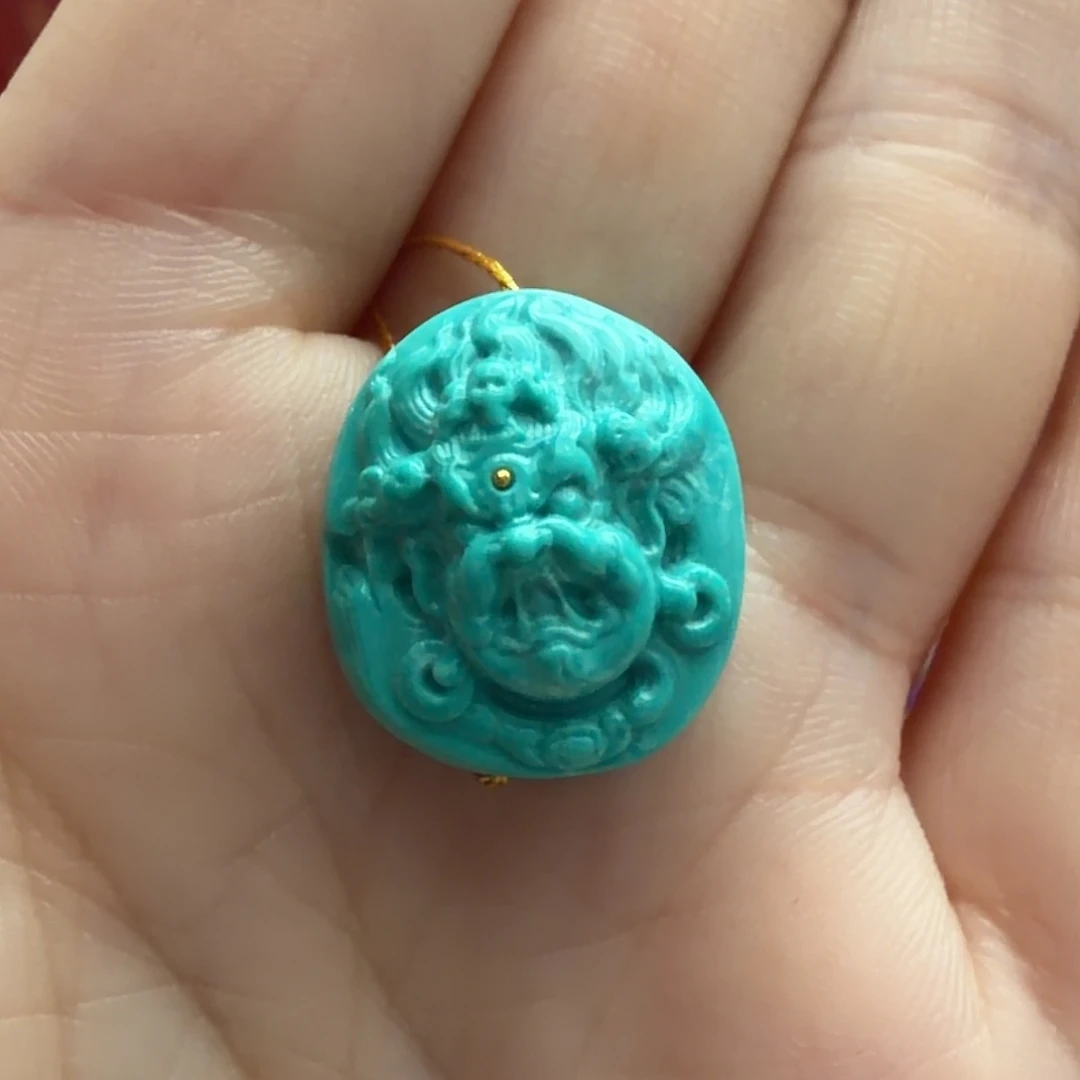 绿松石未镶嵌颈饰