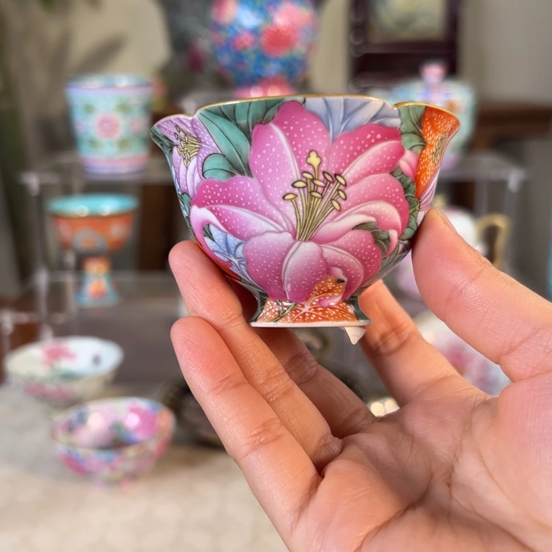 纯手工手绘 高端茶器