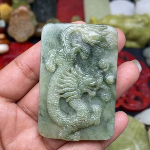 蛇纹石玉颈饰未镶嵌42