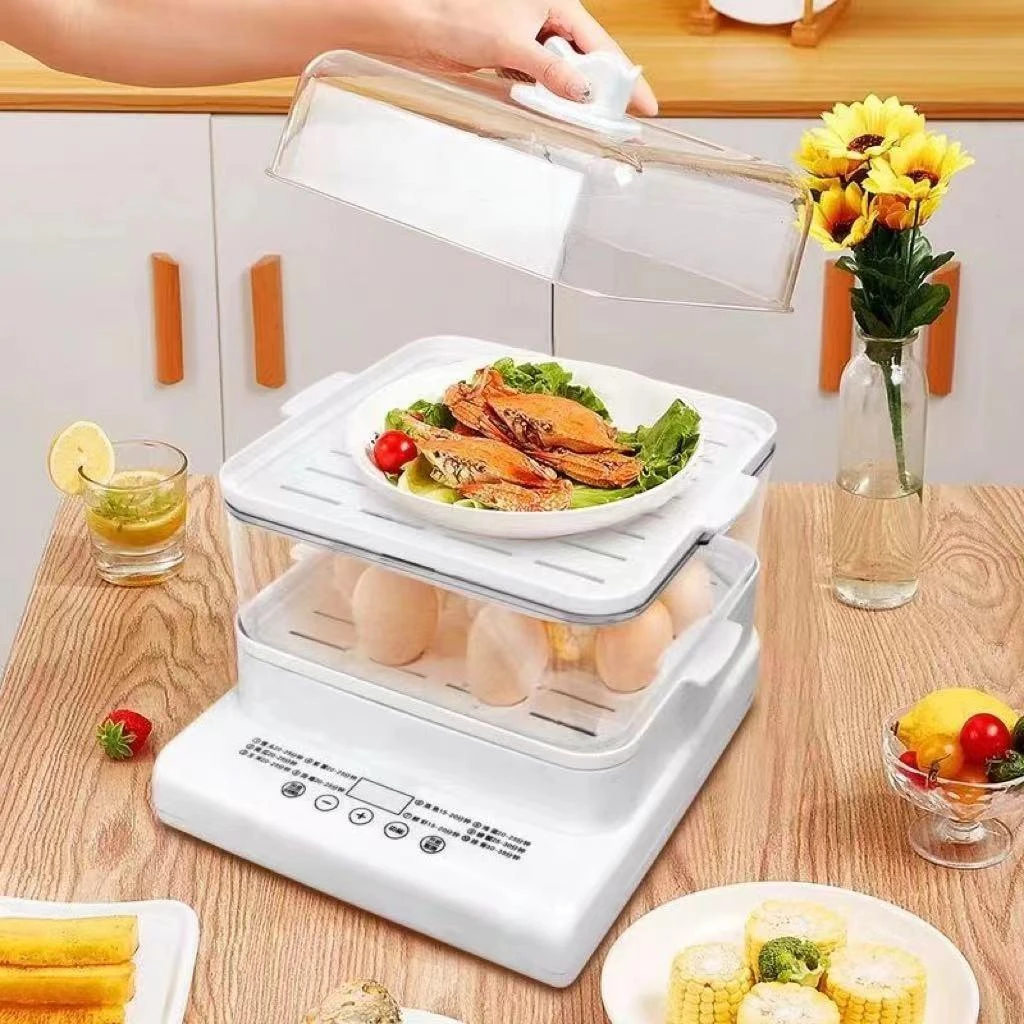 三层电蒸锅透明家用大容量多功能