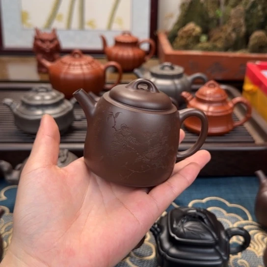 阿***田茶壶紫砂言念紫泥