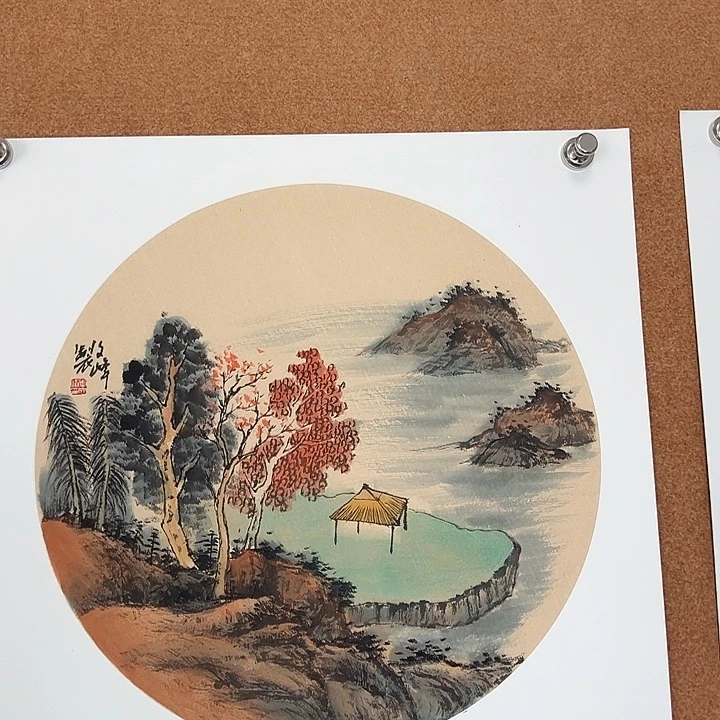 国画李文峰的画作