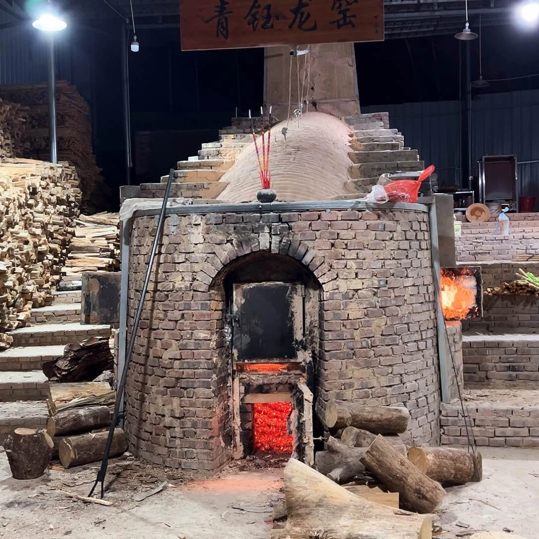 茶盏青钰龙窑茶具火标