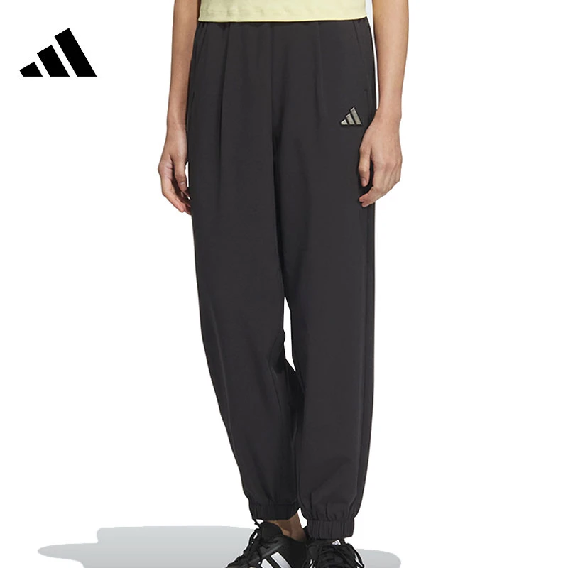 adidas/阿迪达斯女款长裤夏季透气舒适休闲健身运动裤JM8777