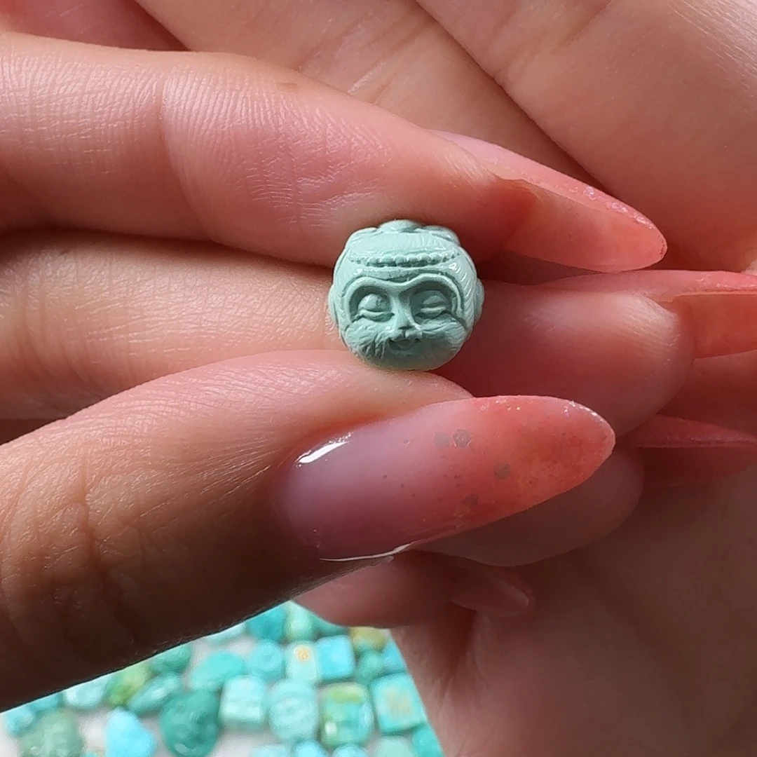 绿松石未镶嵌吊坠(不含链)悟空