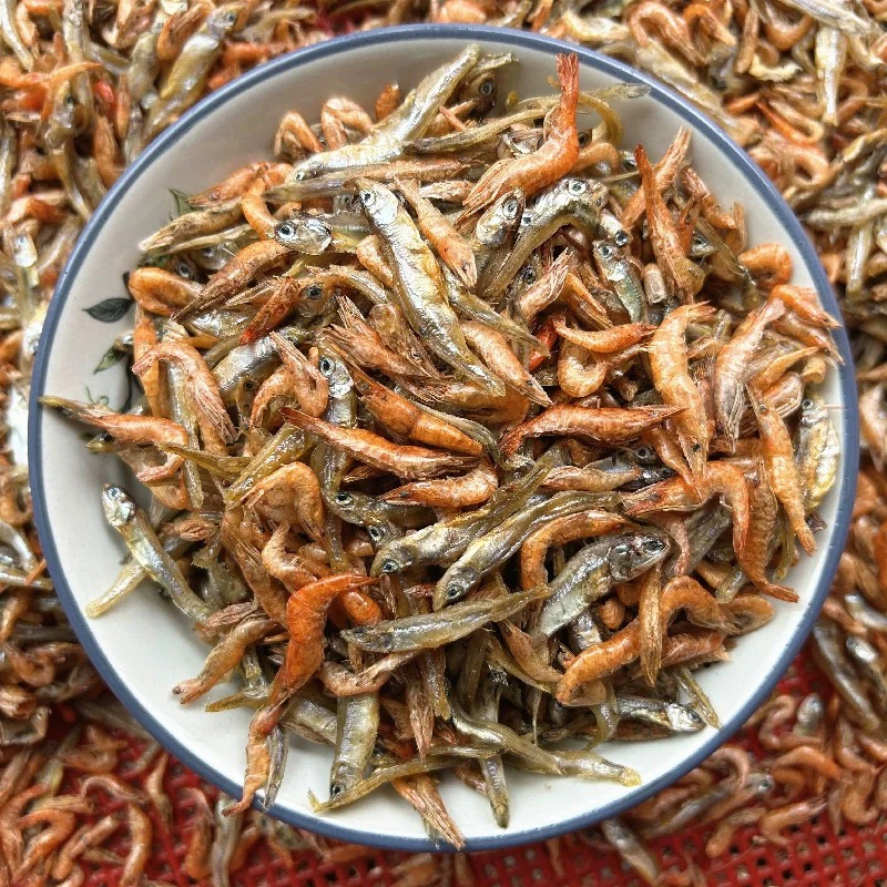 【鱼虾干】小河鱼虾无盐小鱼小虾混合装特产鱼干虾干炒辣椒