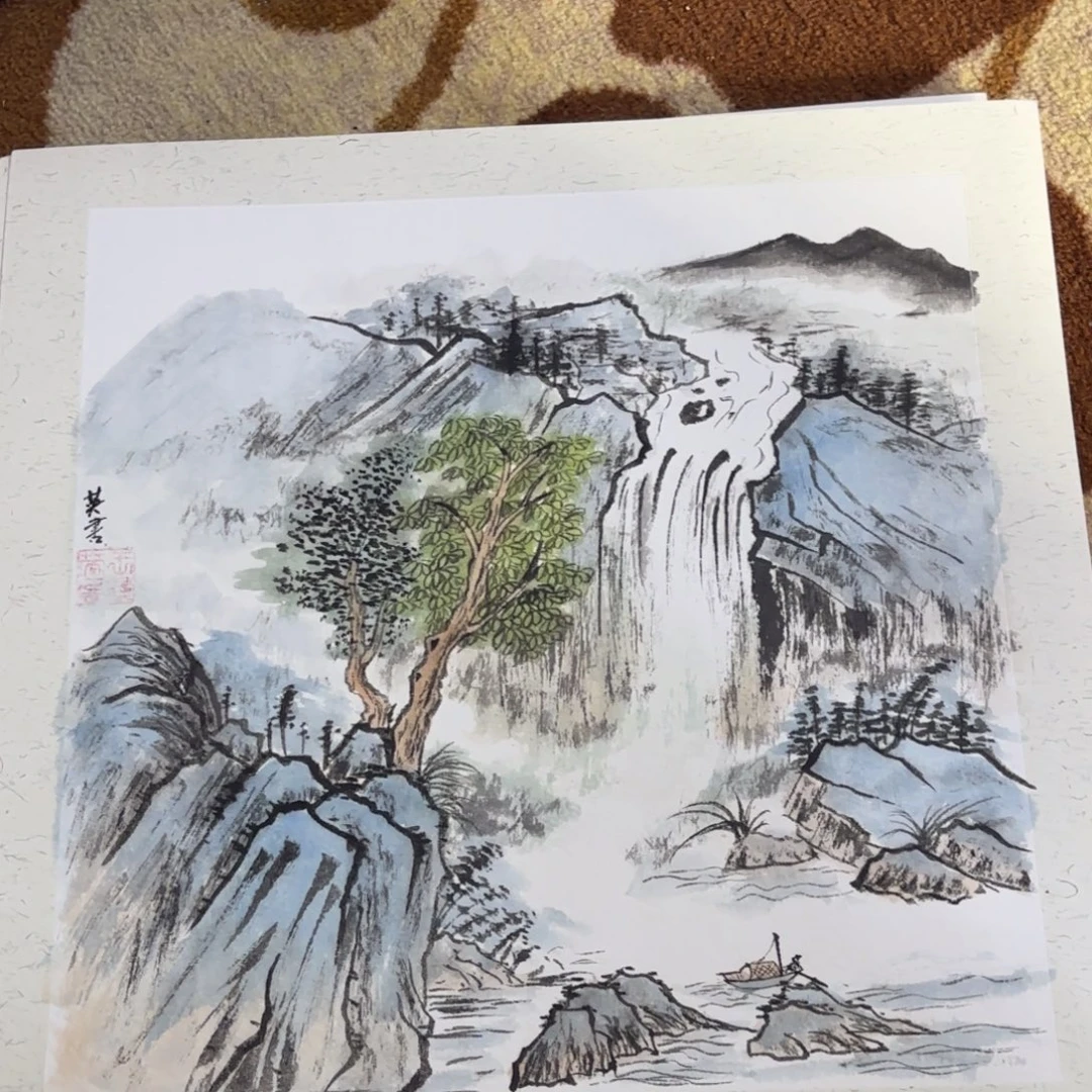 国画38-38卡纸作品艺