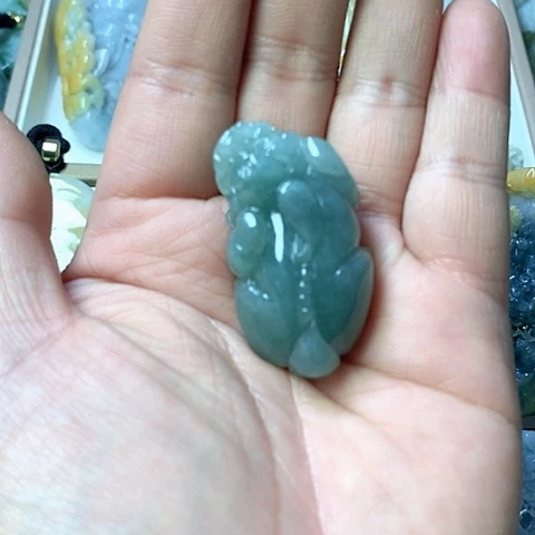 翡翠颈饰未镶嵌天然缅甸翡翠a货