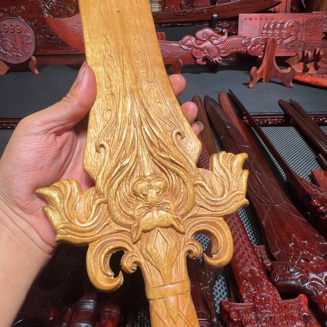 非洲紫檀（红花梨）姬****邪狮王剑