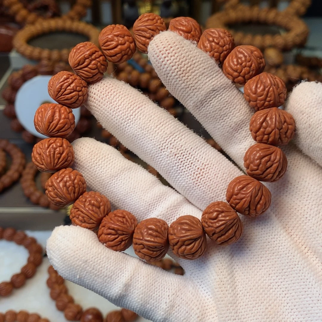 手串桃核秦岭龙纹