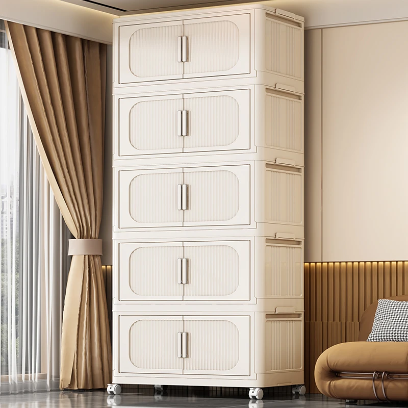 【72面宽】家用收纳柜子卧室家用多层零食专用储物柜子收纳柜