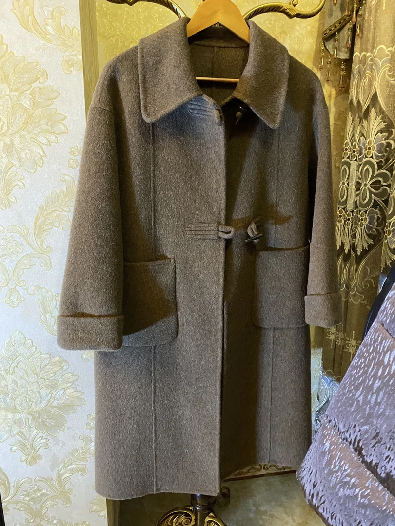 双面羊绒大衣百搭时尚