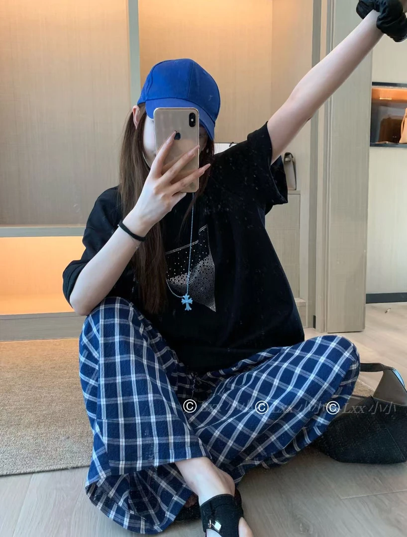 LXX 25新款夏季百搭圆领三角形短袖T恤XXT0010