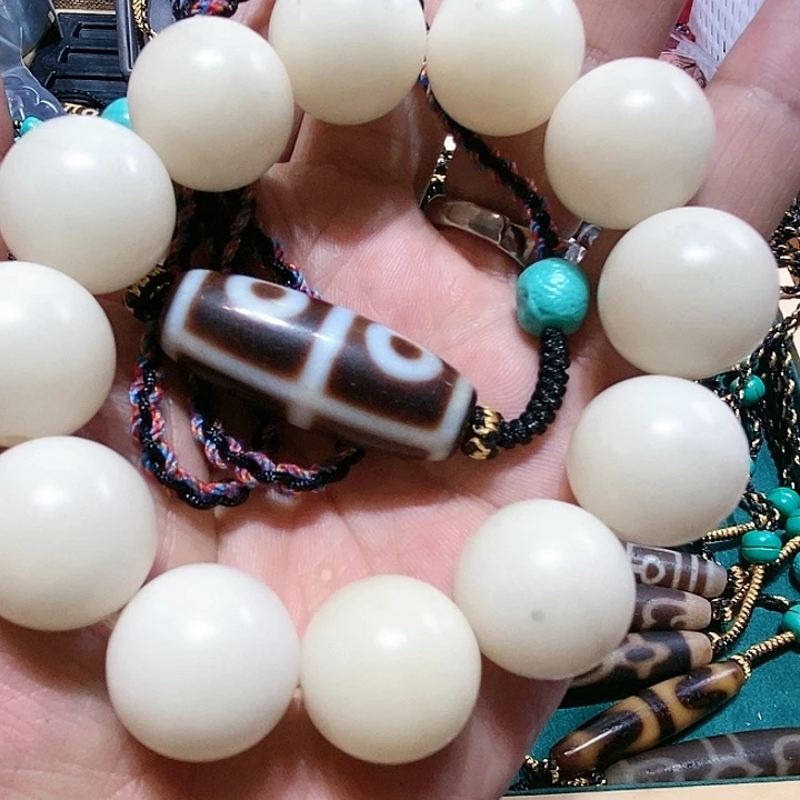 白玉菩提手串98号男女同款