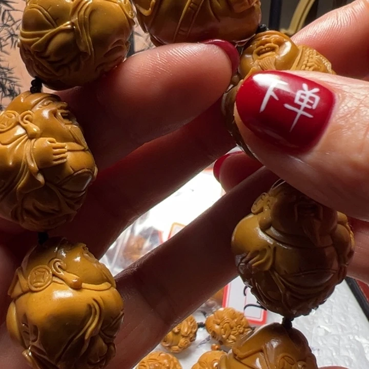 手串/手链橄榄核老****心手工八方来