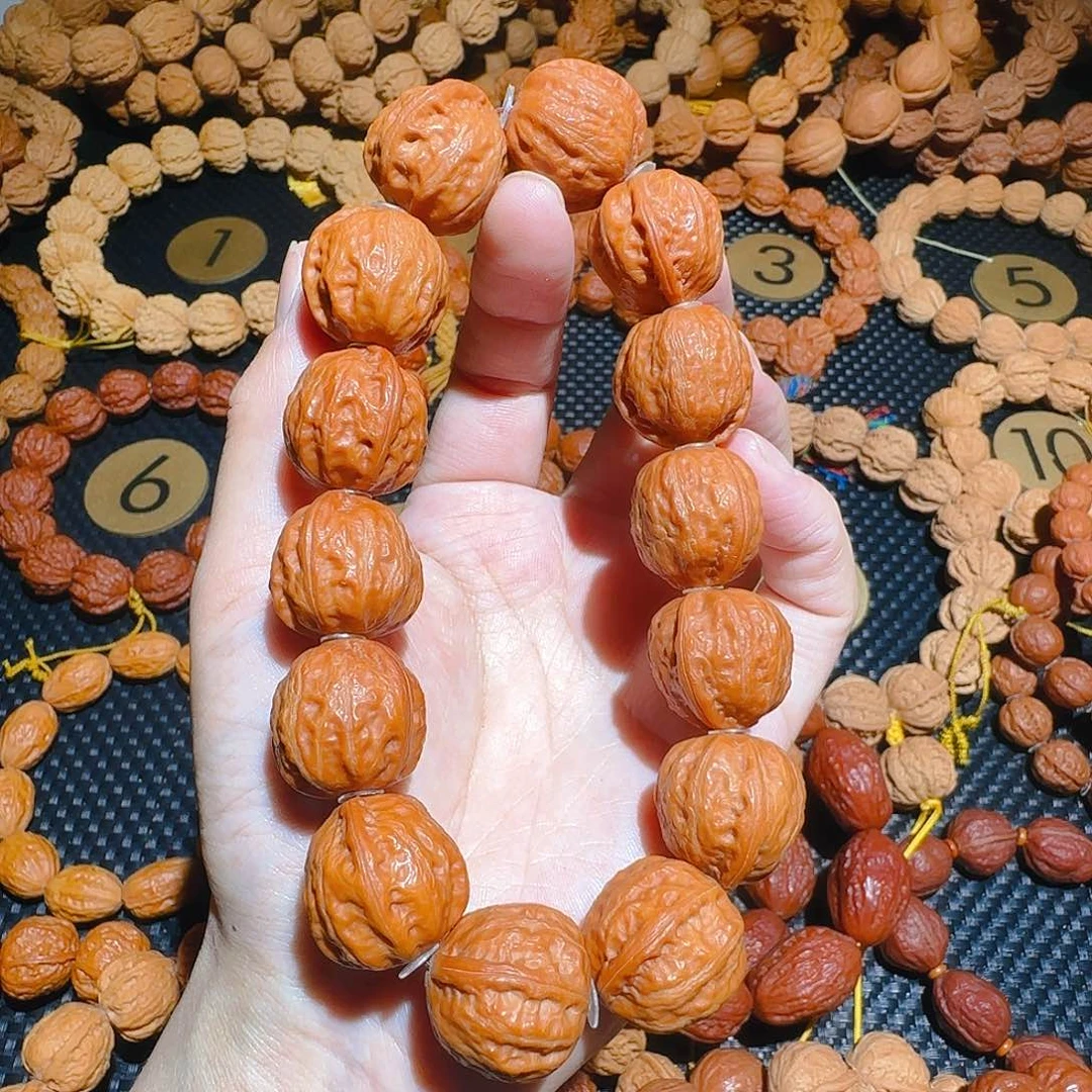 文玩核桃吊坠磨盘八棱