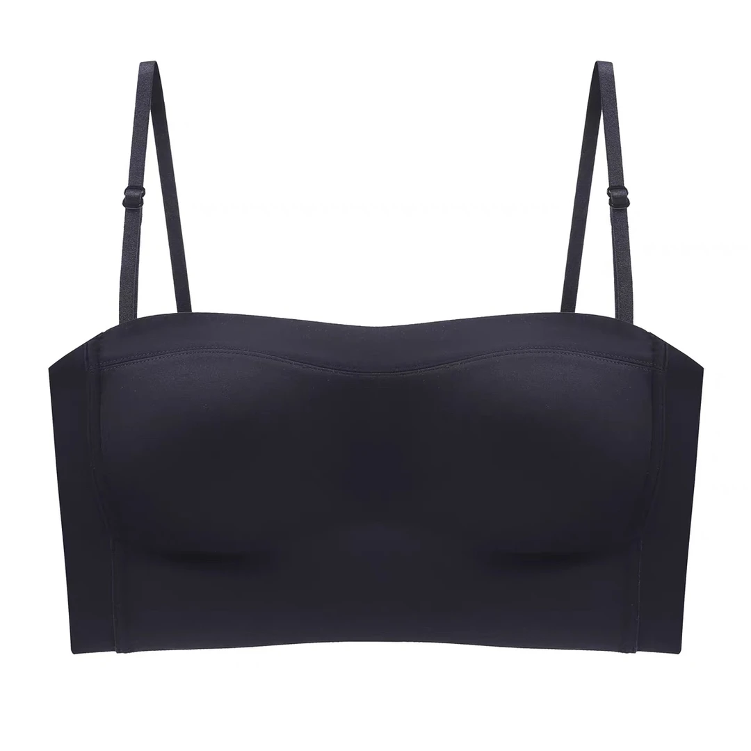 抹胸美背无痕肩带舒适百搭通勤性感女士抹胸式防走光