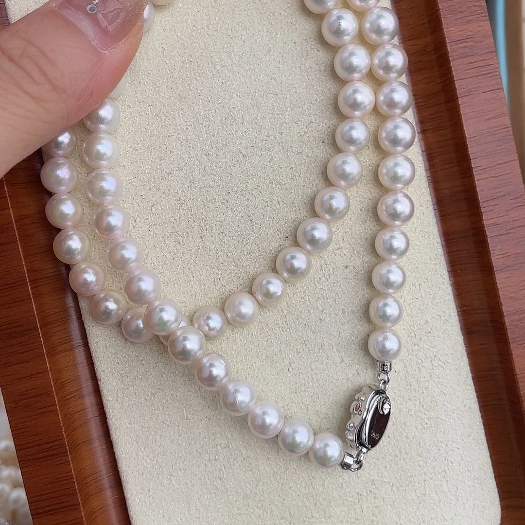 颈饰海水珍珠银S925镶嵌