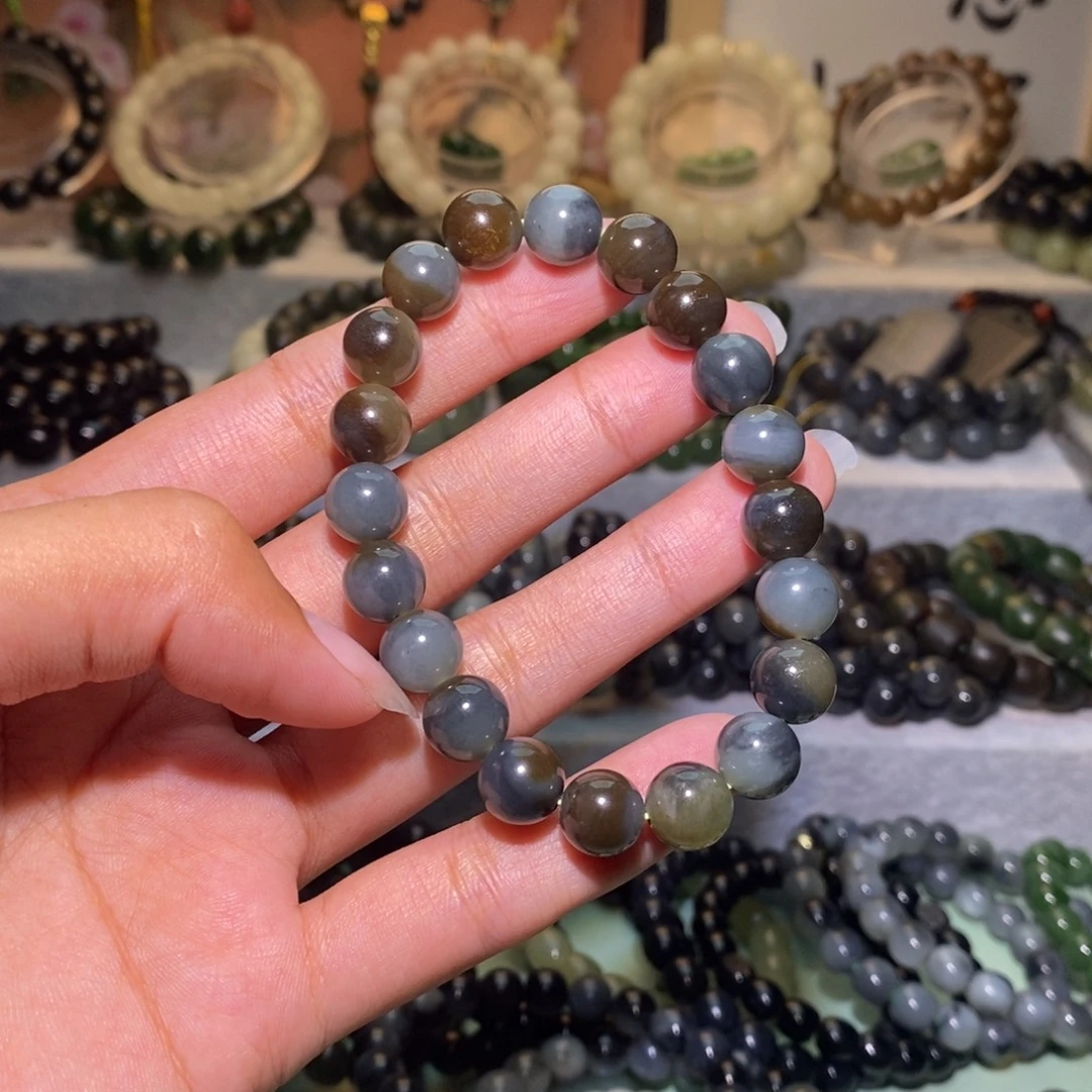 风***停和田玉未镶嵌手链