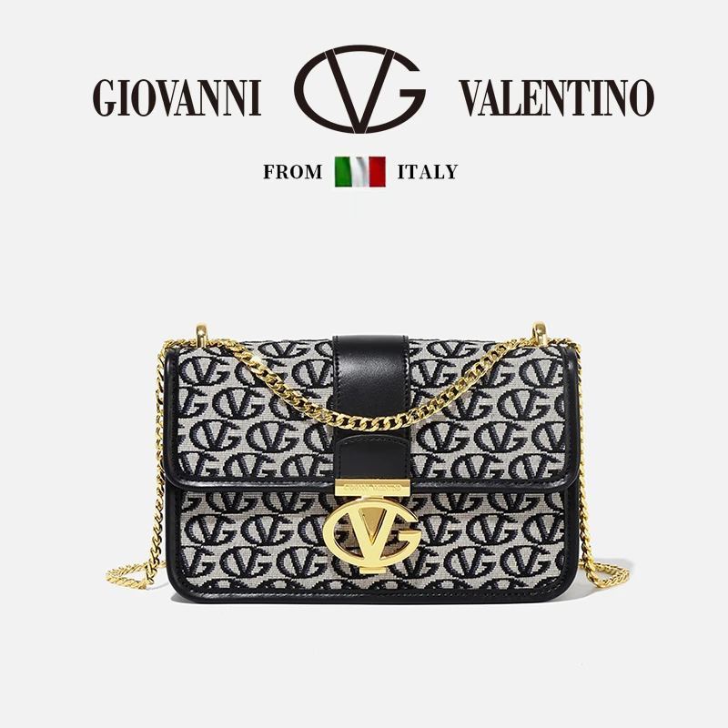 【菲菲专属】GIOVANNI VALENTINO/卓凡尼·华伦天奴经典小方包