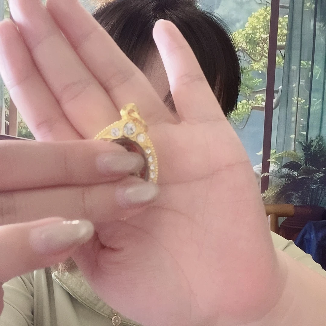 泥塑小象吊坠福莉