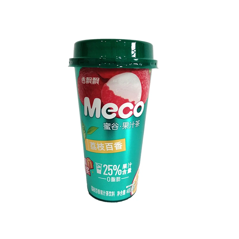 香飘飘蜜谷果汁茶荔枝百香400ml